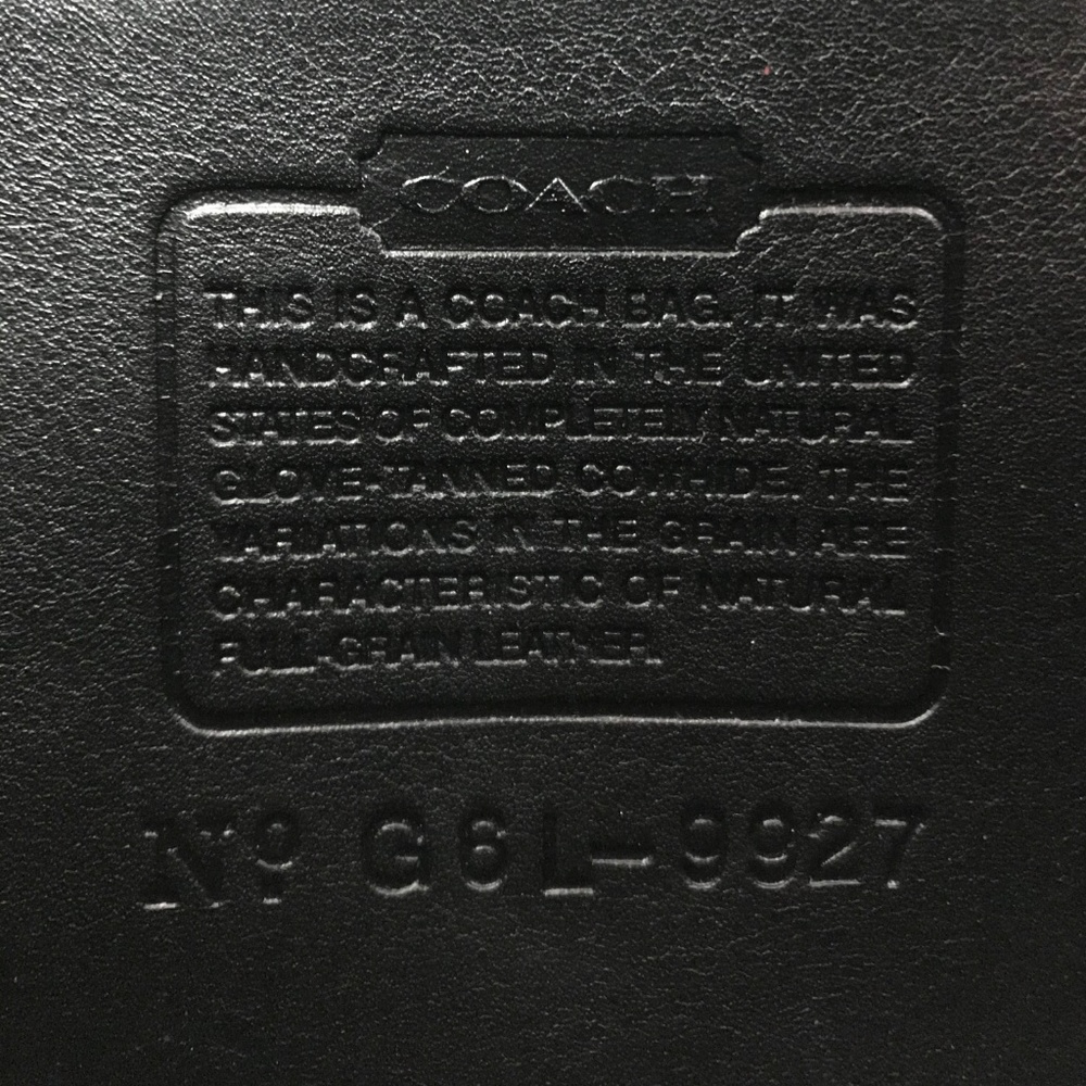 Coach Vintage Willis Black Crossbody Handbag 9927 - Picture 4 of 7